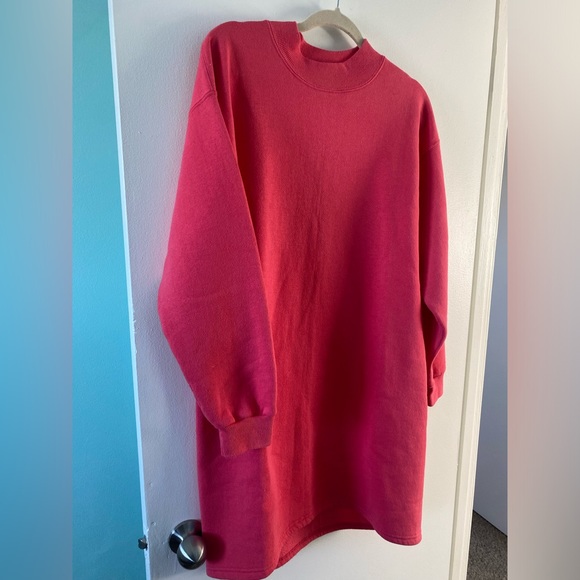 Vintage OSFM Lee heavyweight coral crew neck sweater - Picture 5 of 5